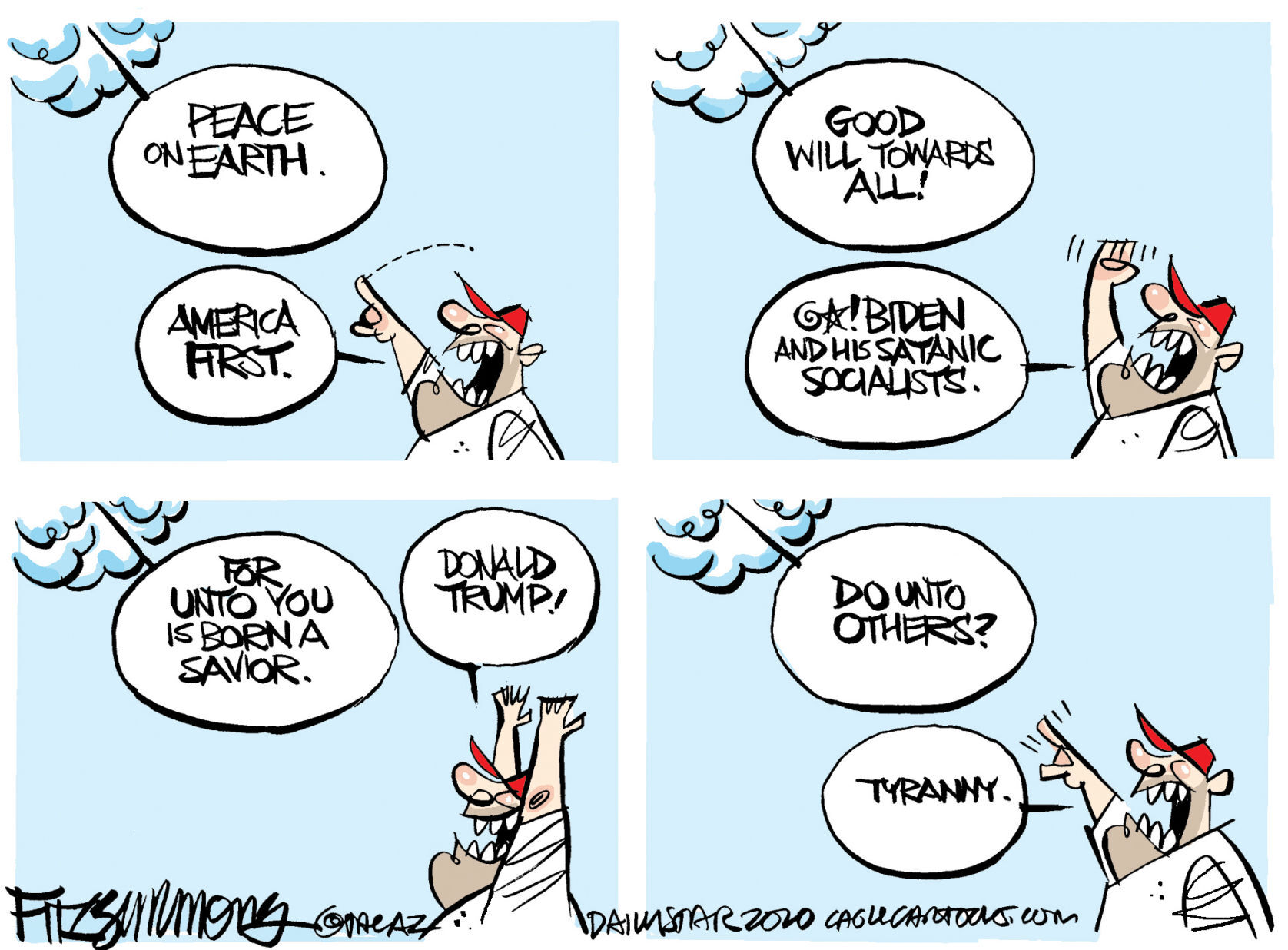 Daily Fitz Cartoon: Hark